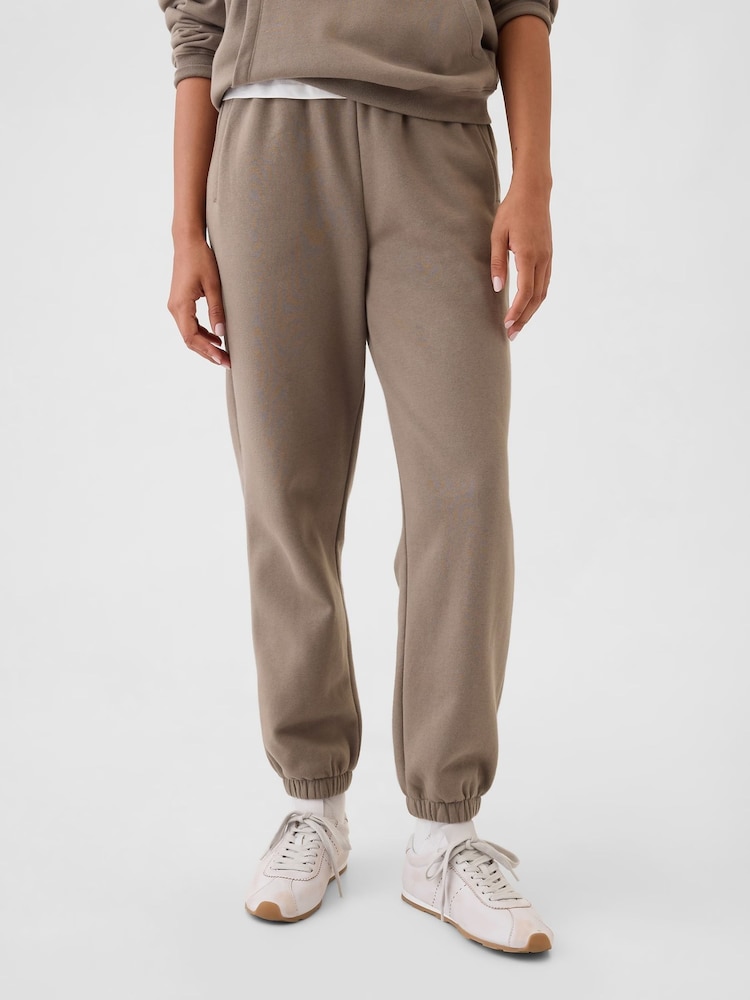 Gap Brown High Waisted Cuffed Joggers - Image 2 of 5 Gap Brown High Waisted Cuffed Joggers - Image 2 of 5