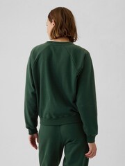 Gap Green Vintage Soft Raglan Crew Neck Jumper - Image 2 of 5