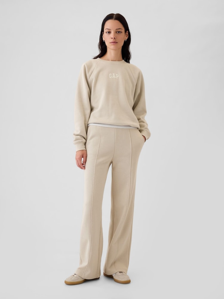 Gap Beige Vintage Soft Raglan Crew Neck Sweatshirt - Image 3 of 5