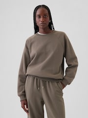 Gap Brown Vintage Soft Raglan Crew Neck Sweatshirt - Image 1 of 5