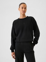 Gap Black Vintage Soft Raglan Crew Neck Sweatshirt - Image 1 of 5