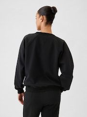 Gap Black Vintage Soft Raglan Crew Neck Sweatshirt - Image 2 of 5
