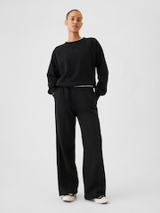 Gap Black Vintage Soft Raglan Crew Neck Sweatshirt - Image 3 of 5