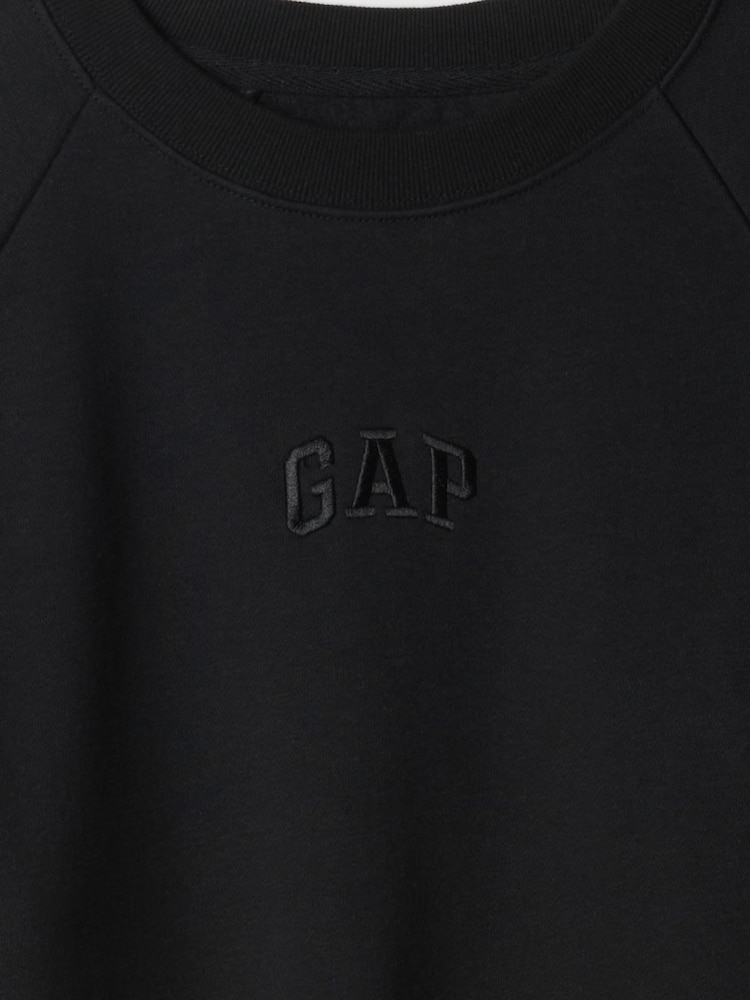 Gap Black Vintage Soft Raglan Crew Neck Sweatshirt - Image 5 of 5