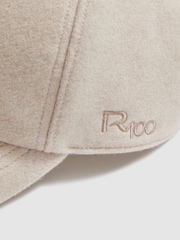 LES 100 CIEL Cream Reiss | Les 100 Ciels Felted-Tweed Baseball Cap - Image 4 of 5