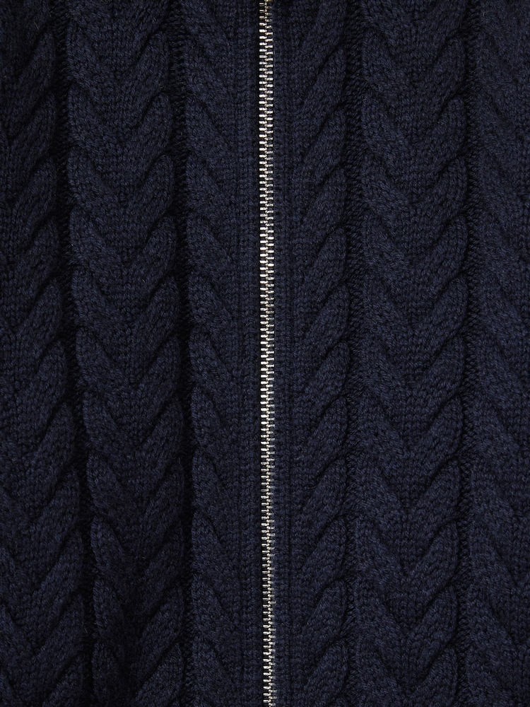 Reiss Navy Arnold 9-13 yrs Hybrid Quilt-Knit Jacket - Image 4 of 4 Reiss Navy Arnold 9-13 yrs Hybrid Quilt-Knit Jacket - Image 4 of 4