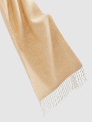 Reiss Higgins Wool Blend Herringbone Scarf - Imagen 4 de 4