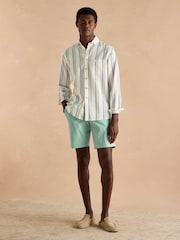 Joules Classic Fit Mint Green Chino Shorts - Image 3 of 7