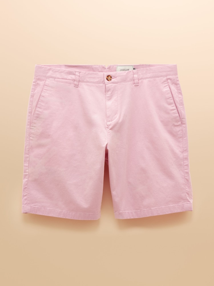 Joules Classic Fit Pink Chino Shorts - Image 8 of 8