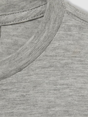 Gris - Camiseta con cuello redondo Bless de Reiss - Imagen 4 de 4