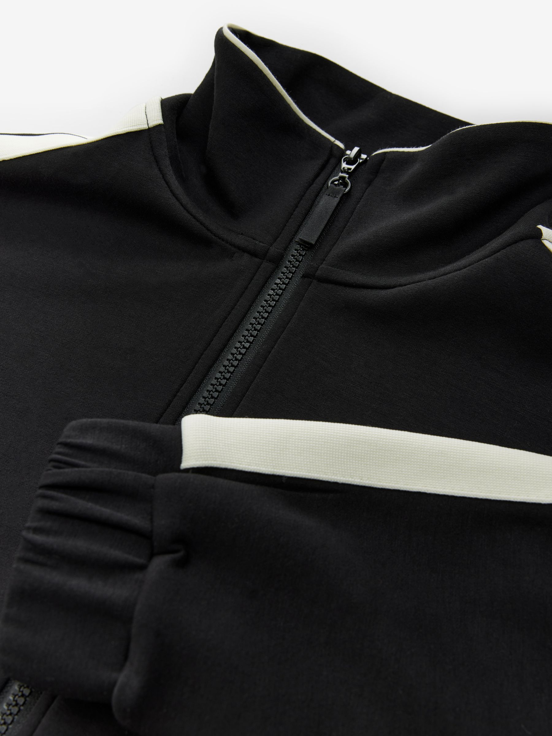 品質が完璧 Buy Black Slinky Side Stripe Zip Through Track Top Jacket ジャケット・アウター