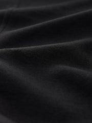 Black Slinky Side Stripe Zip Through Track Top Jacket - Image 8 of 8