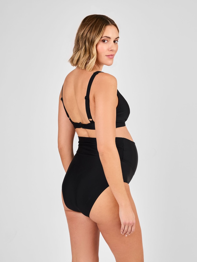 JoJo Maman Bébé Black Maternity Bikini Set - Image 2 of 8