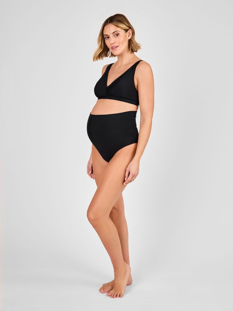 JoJo Maman Bébé Black Maternity Bikini Set - Image 6 of 8