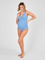 Traje de baño con cuello en pico y estampado floral para premamá de Jojo Maman Bébé - Imagen 6 de 8