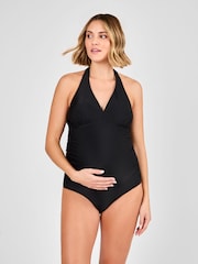 Jojo Maman Bébé Umstandsmode Badeanzug mit Neckholder - Bild 1 von 8