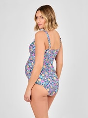 Jojo Maman Bébé – Badeanzug mit Rüschen und floralem Print (Umstandsmode) - Bild 2 von 8