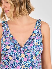 Jojo Maman Bébé – Badeanzug mit Rüschen und floralem Print (Umstandsmode) - Bild 5 von 8