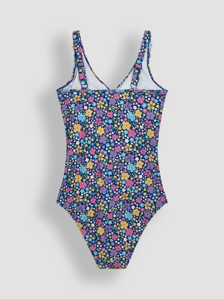 Jojo Maman Bébé – Badeanzug mit Rüschen und floralem Print (Umstandsmode) - Bild 8 von 8