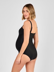 JoJo Maman Bébé Black Maternity Bandeau Swimsuit - Image 2 of 8