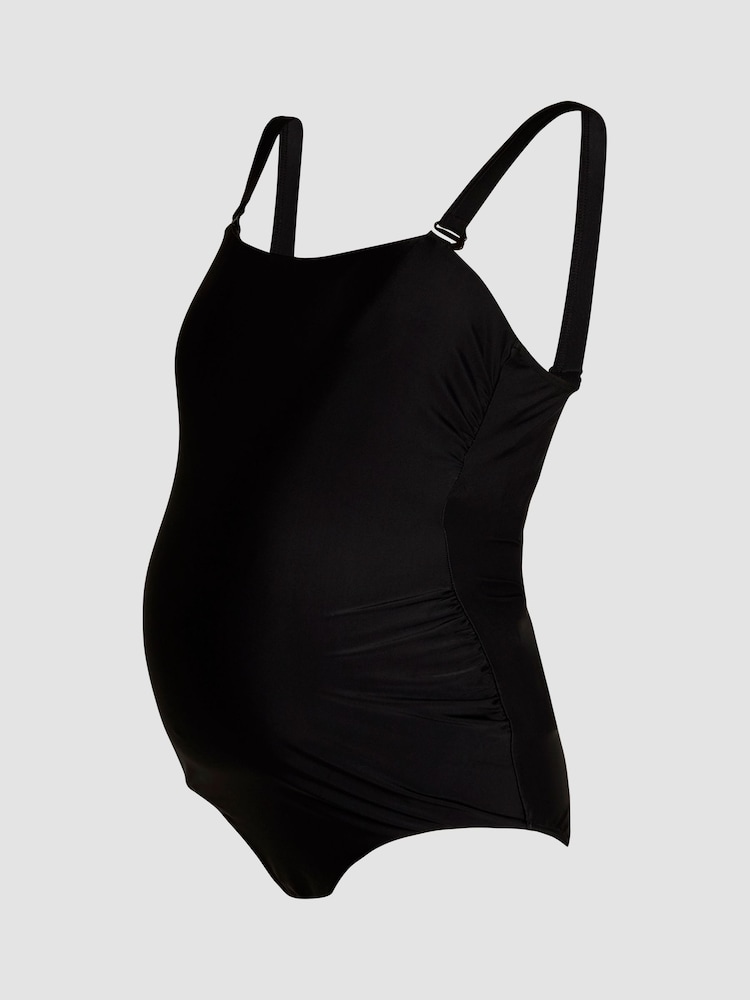JoJo Maman Bébé Black Maternity Bandeau Swimsuit - Image 7 of 8