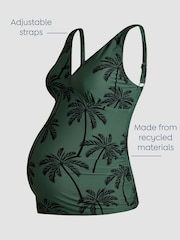 JoJo Maman Bébé Maternity Palm Print Tankini Set - Bild 3 von 11