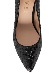 Ravel Black Stiletto-Heel Court Shoes - Image 4 of 4