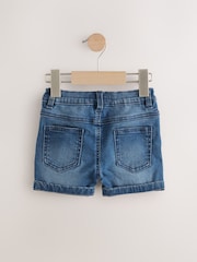 Mid Blue Denim Denim Shorts - Image 2 of 4