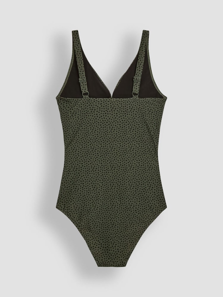 JoJo Maman Bébé Maternity Spot V-Neck Swimsuit - Imagen 10 de 10
