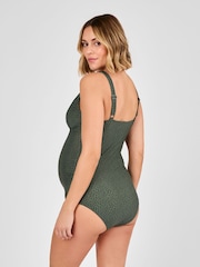 JoJo Maman Bébé Maternity Spot V-Neck Swimsuit - Imagen 6 de 10