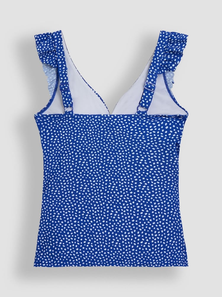 JoJo Maman Bébé Maternity Spot Frill Shoulder Tankini Set - Bild 11 von 11
