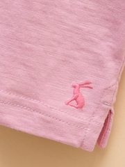 Joules Fundays Purple Printed T-Shirt - Image 3 of 5
