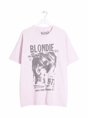 River Island Pink 100% Cotton Curve Blondie Front Print T-Shirt - Image 5 of 6