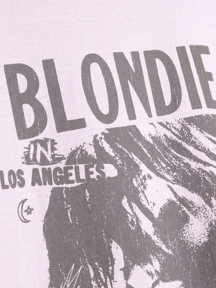 River Island Pink 100% Cotton Curve Blondie Front Print T-Shirt - Image 6 of 6