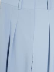 River Island Blue Wide Leg Tailored Trousers - Image 4 of 4