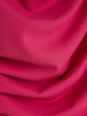 River Island Pink Bright Off Shoulder Drape Top - Image 4 of 4