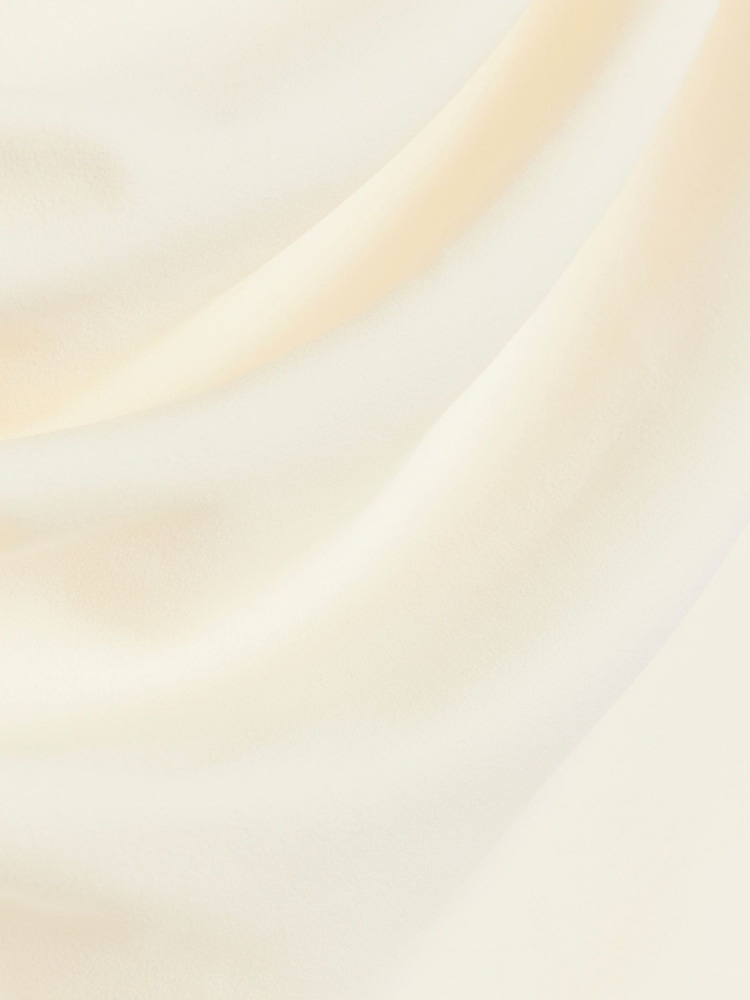 River Island Cream Off Shoulder Drape Top - Image 4 of 4 River Island Cream Off Shoulder Drape Top - Image 4 of 4