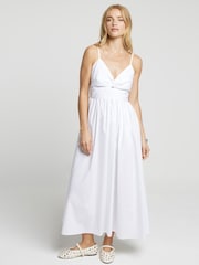 River Island Midikleid mit gedrehtem Design - Bild 1 von 4