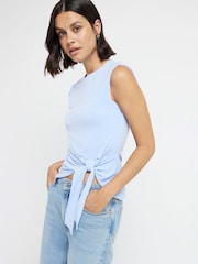 River Island Tie Detail Shell Top - Imagen 1 de 5
