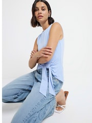 River Island Tie Detail Shell Top - Imagen 2 de 5