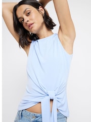 River Island Tie Detail Shell Top - Imagen 3 de 5