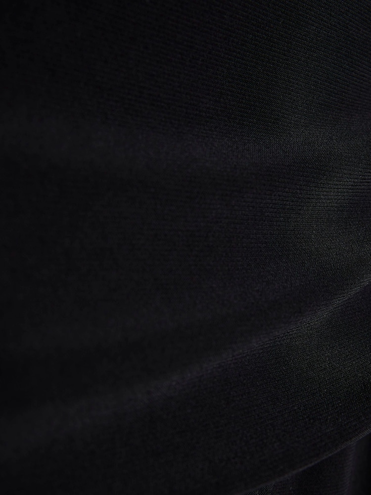 River Island Black Ruched Off Shoulder Bodysuit - Image 4 of 4
