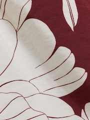 River Island Burgundy Floral Print V-Neck Blouse - Image 6 of 6