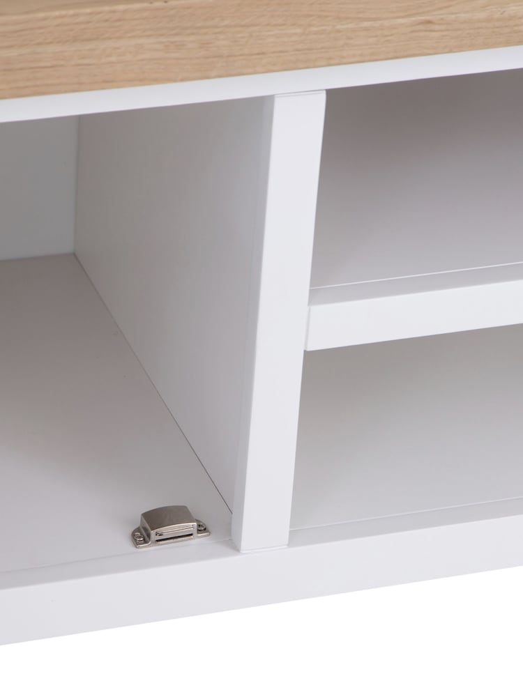 K Interiors White Clermont Large TV Unit - Image 5 of 5