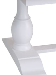 K Interiors White Clermont 1.6m Extending Dining Table - Image 5 of 6
