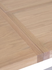 K Interiors White Clermont 2.2m Extending Dining Table - Image 5 of 5