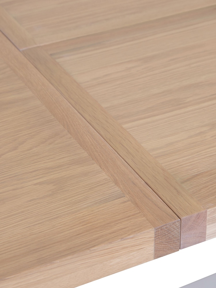 K Interiors White Clermont 2.2m Extending Dining Table - Image 5 of 5