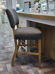 K Interiors Grey Clermont Bar Stool - Image 1 of 4