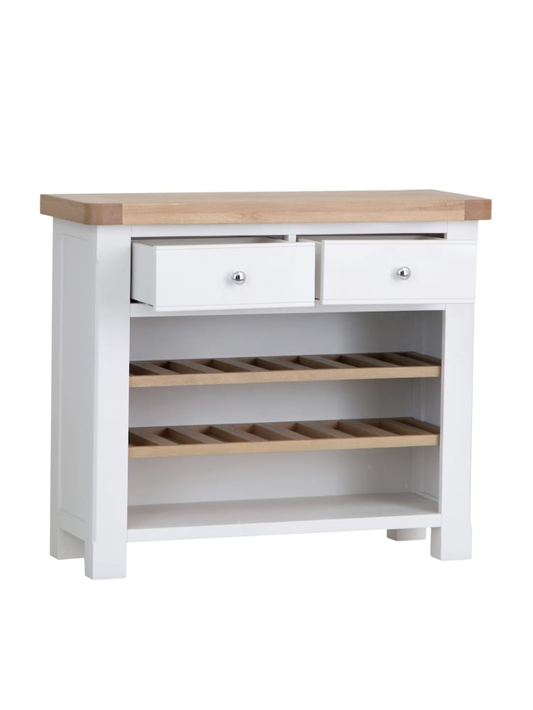 K Interiors White Clermont Wine Rack - Image 4 of 4