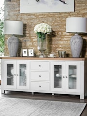 K Interiors White Clermont Extra Large Sideboard - Image 1 of 6
